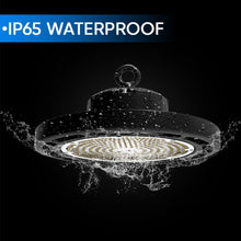 Load image into Gallery viewer, Gen13 100W UFO LED High Bay Light, 4000K, AC120 - 277V, 90° PC lens, IP65 Factory Warehouse Industrial Lighting, Black - LEDMyPlace