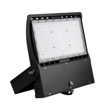 Load image into Gallery viewer, Gen14B 100W/120W/150W Watt Changeable LED Flood Light Outdoor 5700K Daylight White, 21,000LM Black, Dimmable, UL, DLC Premium, IP65 Waterproof LED Security Area Lights for Yard, Parking Lot, Playground &amp; Stadium Lights - LEDMyPlace