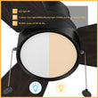 Load image into Gallery viewer, GREENWOOD 48" 3 - Blade Flush Mount Ceiling Fan with LED Light &amp; Pull Chain - LEDMyPlace