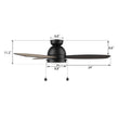 Load image into Gallery viewer, GREENWOOD 48" 3 - Blade Flush Mount Ceiling Fan with LED Light &amp; Pull Chain - LEDMyPlace