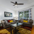 Load image into Gallery viewer, GREENWOOD 48" 3 - Blade Flush Mount Ceiling Fan with LED Light &amp; Pull Chain - LEDMyPlace
