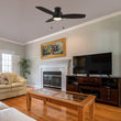 Load image into Gallery viewer, GREENWOOD 48" 3 - Blade Flush Mount Ceiling Fan with LED Light &amp; Pull Chain - LEDMyPlace