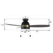 Load image into Gallery viewer, GREENWOOD 48" 3 - Blade Flush Mount Ceiling Fan with LED Light &amp; Pull Chain - LEDMyPlace