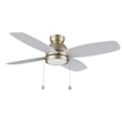Load image into Gallery viewer, GREENWOOD 48" 4 - Blade Flush Mount Ceiling Fan with LED Light &amp; Pull Chain - LEDMyPlace