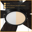 Load image into Gallery viewer, GREENWOOD 48" 5 - Blade Flush Mount Ceiling Fan with LED Light &amp; Pull Chain - LEDMyPlace