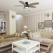 Load image into Gallery viewer, GREENWOOD 52" 5 - Blade Flush Mount Ceiling Fan with LED Light &amp; Pull Chain - LEDMyPlace