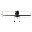 Load image into Gallery viewer, GREENWOOD 52" 5 - Blade Flush Mount Ceiling Fan with LED Light &amp; Pull Chain - LEDMyPlace