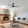 Load image into Gallery viewer, GREENWOOD 52" inch 3 - Blade Ceiling Fan with LED Light &amp; Pull Chain - LEDMyPlace