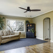 Load image into Gallery viewer, GREENWOOD 52 Inch 3 blade flush mount ceiling fan with led light pull chain - LEDMyPlace