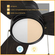 Load image into Gallery viewer, GREENWOOD 52 Inch 3 blade flush mount ceiling fan with led light pull chain - LEDMyPlace