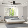 Load image into Gallery viewer, GREENWOOD 52 Inch 3 blade flush mount ceiling fan with led light pull chain - LEDMyPlace