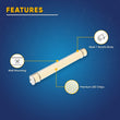 Load image into Gallery viewer, Half Cylinder Bathroom Light Fixtures, CCT Changeable, Dimmable , Brushed Nickel Finish, Bathroom Vanity Lighting - LEDMyPlace