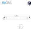 Load image into Gallery viewer, Half Cylinder Bathroom Light Fixtures, CCT Changeable, Dimmable , Brushed Nickel Finish, Bathroom Vanity Lighting - LEDMyPlace