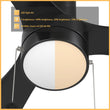 Load image into Gallery viewer, HAVEN 52 inch 3 - Blade Flush Mount Ceiling Fan with Pull Chain - LEDMyPlace