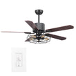 Load image into Gallery viewer, Heritage 52 - inch Indoor Best Smart Ceiling Fan with Light Kit &amp; Wall Control, Works with Alexa/Google Home/Siri - LEDMyPlace