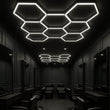 Load image into Gallery viewer, Hexagon LED Garage Light, 8 Hex Kit (35pcs), 6w/pc (Total Power 210W), 6500K, 120 - 130lm/w, AC100 - 277v,IP44, CRI:>80, For Garage, Shop, Gym, Basement, Barbershop, Warehouse, Car Detailing Shop - LEDMyPlace