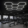 Load image into Gallery viewer, Hexagon LED Garage Light, 8 Hex Kit (35pcs), 6w/pc (Total Power 210W), 6500K, 120 - 130lm/w, AC100 - 277v,IP44, CRI:>80, For Garage, Shop, Gym, Basement, Barbershop, Warehouse, Car Detailing Shop - LEDMyPlace