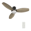 Load image into Gallery viewer, HOBART 48 inch 3 - Blade Flush Mount Smart Ceiling Fan with LED Light &amp; Remote - LEDMyPlace