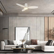 Load image into Gallery viewer, HOBART 48 inch 3 - Blade Flush Mount Smart Ceiling Fan with LED Light &amp; Remote - LEDMyPlace