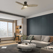Load image into Gallery viewer, HOBART 48 inch 3 - Blade Flush Mount Smart Ceiling Fan with LED Light &amp; Remote - LEDMyPlace