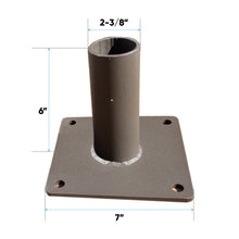 Load image into Gallery viewer, Horizontal Wall Mount Tenon Bracket (Bronze) - LEDMyPlace