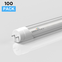 Load image into Gallery viewer, Hybrid T8 4ft LED Tube/Bulb - 22w/20w/18w/15w/ 12w/10w Wattage Adjustable, 130lm/w, 3000k/3500k/4000k/5000k/ 6000k/6500k CCT Changeable, Frosted, Base G13, Single End/Double End Power - Ballast Compatible or Bypass - LEDMyPlace