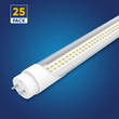 Load image into Gallery viewer, Hybrid T8 4ft LED Tube/Bulb - 22w/20w/18w/15w/12w/10w Wattage Adjustable, 130lm/w, 3000k/3500k/4000k/5000k/ 6000k/6500k CCT Changeable, Clear, Base G13, Single End/Double End Power - Ballast Compatible or Bypass - LEDMyPlace