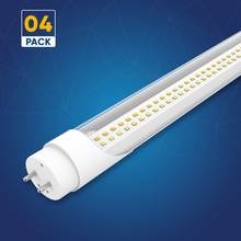 Load image into Gallery viewer, Hybrid T8 4ft LED Tube/Bulb - 22w/20w/18w/15w/12w/10w Wattage Adjustable, 130lm/w, 3000k/3500k/4000k/5000k/ 6000k/6500k CCT Changeable, Clear, Base G13, Single End/Double End Power - Ballast Compatible or Bypass - LEDMyPlace