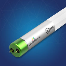 Load image into Gallery viewer, Hybrid T8 4ft LED Tube/Bulb - Glass 18W 2400 Lumens 4000K Clear, Single End/Double End Power - Ballast Compatible or Bypass (Check Compatibility List) - LEDMyPlace