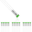 Load image into Gallery viewer, Hybrid T8 4ft LED Tube/Bulb - Glass 18W 2400 Lumens 6500K Frosted, Single End/Double End Power - Ballast Compatible or Bypass (Check Compatibility List) - LEDMyPlace