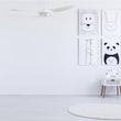 Load image into Gallery viewer, Icebreaker 52 in.(3 - Blade) Best Smart Ceiling Fan w/ Dimmable LED Light and Remote, Indoor/Outdoor, White Finish Works w/ Alexa/Google Home/Siri - LEDMyPlace