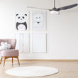 Load image into Gallery viewer, Icebreaker 56 In. 3 - Blade Black Best Smart Ceiling Fan, Dimmable Led Light with Remote Control, Works W/ Alexa/Google Home/Siri (3 - Blade) - LEDMyPlace