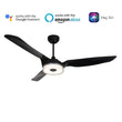 Load image into Gallery viewer, Icebreaker 56 In. 3 - Blade Black Best Smart Ceiling Fan, Dimmable Led Light with Remote Control, Works W/ Alexa/Google Home/Siri (3 - Blade) - LEDMyPlace