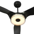 Load image into Gallery viewer, Icebreaker 56 In. 3 - Blade Black Best Smart Ceiling Fan, Dimmable Led Light with Remote Control, Works W/ Alexa/Google Home/Siri (3 - Blade) - LEDMyPlace