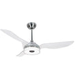 Load image into Gallery viewer, Icebreaker 56 in. (3 - Blade) Indoor/Outdoor Best Smart Ceiling Fan w/ Dimmable LED Light(Set of 2), Silver Finish Works w/ Alexa/Google Home/Siri - LEDMyPlace