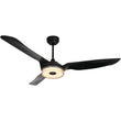 Load image into Gallery viewer, Icebreaker 56 in. Best Ceiling Fan with Lights and Remote Control(Set of 2), Black Finish, Works w/ Alexa/Google Home/Siri (3 - Blade) - LEDMyPlace