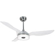 Load image into Gallery viewer, Icebreaker 56 in. LED Best Smart Ceiling Fan with Remote (3 - Blade) Silver Finish (Voice Control) w/ Alexa/Google Home/Siri - LEDMyPlace