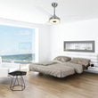 Load image into Gallery viewer, Icebreaker 56 in. LED Best Smart Ceiling Fan with Remote (3 - Blade) Silver Finish (Voice Control) w/ Alexa/Google Home/Siri - LEDMyPlace