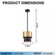 Load image into Gallery viewer, Industrial Pendant Light Brass and Matte Black Hardware with White Alabaster Diffuser, E12 Base - 8“D x 9”H - LEDMyPlace
