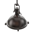 Load image into Gallery viewer, Industrial Pendant Light Fixture, Bronze Finish, Dome Shape, Includes Extension Rods 1x6"+3x12", E26 Base - LEDMyPlace