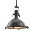 Load image into Gallery viewer, Industrial Pendant Light Fixture, Bronze Finish, Dome Shape, Includes Extension Rods 1x6"+3x12", E26 Base - LEDMyPlace