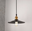 Load image into Gallery viewer, Industrial Style Matte Black Pendant Light Fixture, E26 Base, Antique Brass and Matte Black Finish, UL Listed - LEDMyPlace