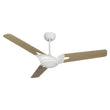Load image into Gallery viewer, Innovator 52" Modern Wood Pattern Best Smart Ceiling Fan in White w/ LED Light &amp; Remote (3 - Blade) Works w/ Alexa/Google Home/Siri - LEDMyPlace