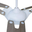 Load image into Gallery viewer, Innovator 52" Modern Wood Pattern Best Smart Ceiling Fan in White w/ LED Light &amp; Remote (3 - Blade) Works w/ Alexa/Google Home/Siri - LEDMyPlace