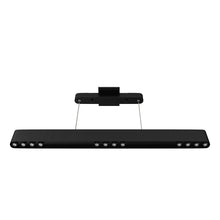 Load image into Gallery viewer, Integrated LED Linear Chandelier Light Fixture In Matte Black Body Finish, 9W, 3000K(warm white), 450LM, Dimmable - LEDMyPlace