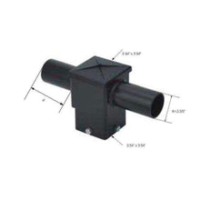 Load image into Gallery viewer, Internal tenon adaptor for 4 inch square poles. 2 ARM at 180 degrees - LEDMyPlace