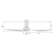 Load image into Gallery viewer, Isola 52 inch 3 - Blade No Light Ceiling Fan with Remote - LEDMyPlace