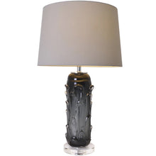 Load image into Gallery viewer, Jacinto Sculpted Translucent Glass Accent Best Table Lamp 27" - LEDMyPlace