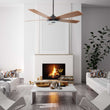 Load image into Gallery viewer, JOURNEY 52 inch 5 - Blade Smart Ceiling Fan with Remote&amp; LED Light - LEDMyPlace