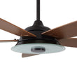 Load image into Gallery viewer, JOURNEY 56'' 5 - Blade Smart Ceiling Fan with LED Light &amp; Remote - LEDMyPlace